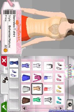 Imagine: Fashion Stylist screenshot 3 for Nintendo DS
